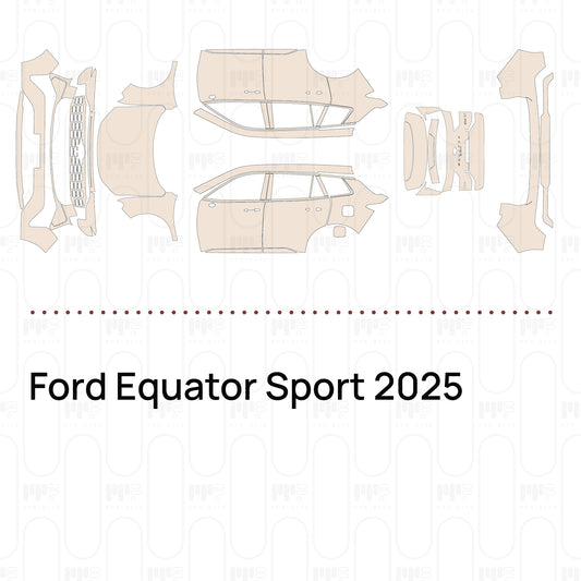 Pre-Cut PPF Ford Equator Sport 2025