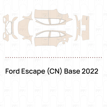 Pre-Cut PPF Ford Escape (CN) Base 2022