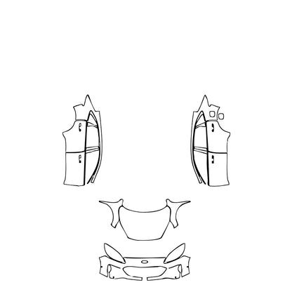 Pre-Cut PPF Ford Escape (US) SE 2021 - PPF-Kits