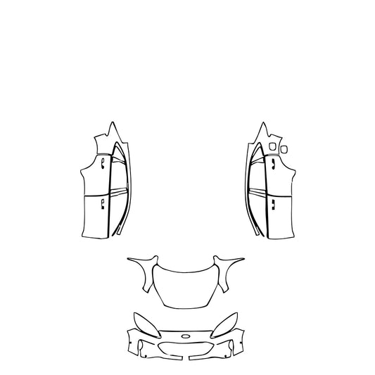 Pre-Cut PPF Ford Escape (US) S 2021 - PPF-Kits