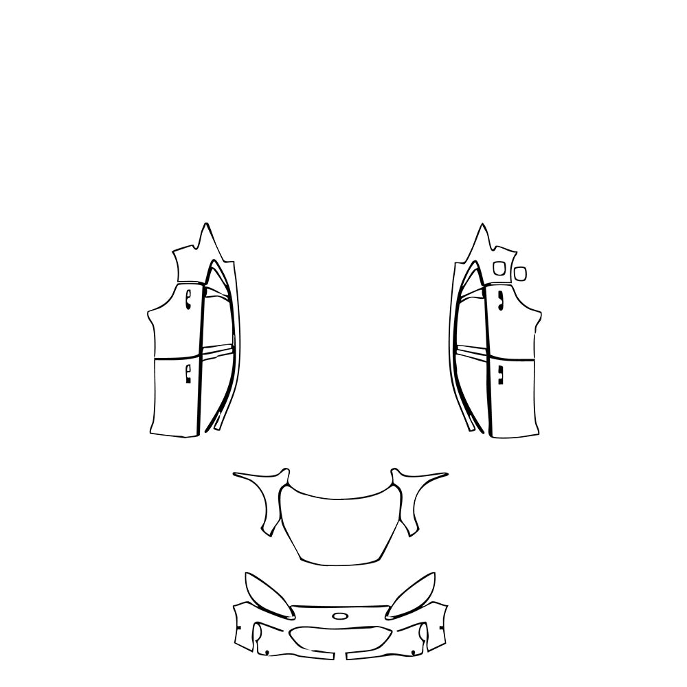 Pre-Cut PPF Ford Escape (US) Titanium 2021 - PPF-Kits