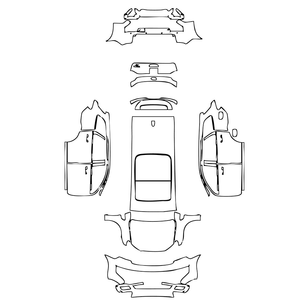 Pre-Cut PPF Ford Everest Base 2019 - PPF-Kits