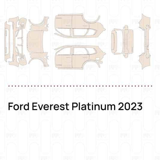 Pre-Cut PPF Ford Everest Platinum 2023