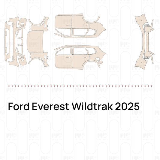 Pre-Cut PPF Ford Everest Wildtrak 2025