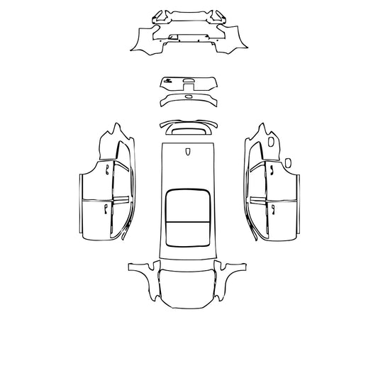 Pre-Cut PPF Ford Everest sport 2021 - PPF-Kits