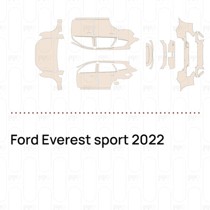 Pre-Cut PPF Ford Everest sport 2022