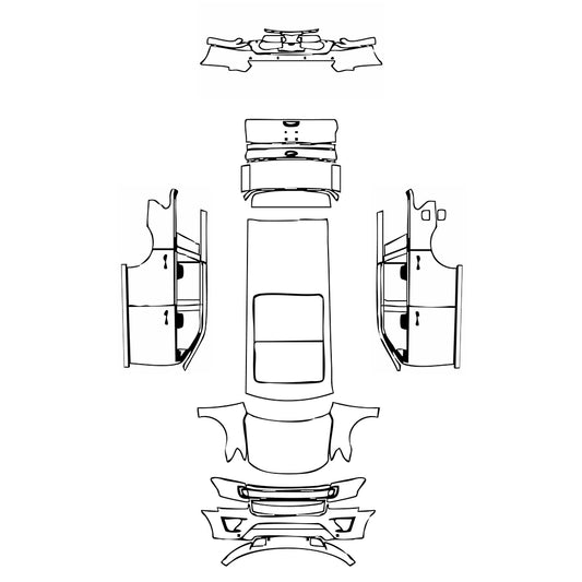 Pre-Cut PPF Ford Expedition Standard Wheelbase Platinum 2021 - PPF-Kits