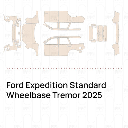 Pre-Cut PPF Ford Expedition Standard Wheelbase Tremor 2025