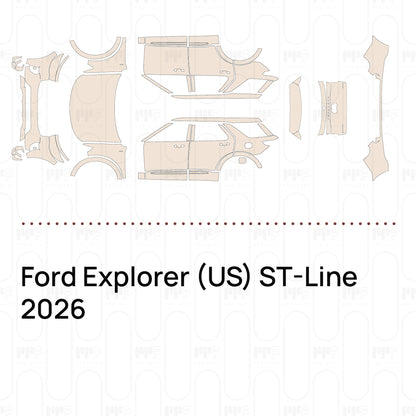 Pre-Cut PPF Ford Explorer (US) ST-Line 2026