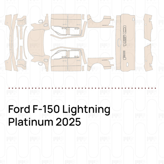 Pre-Cut PPF Ford F-150 Lightning Platinum 2025