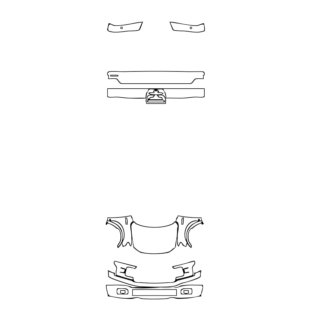 Pre-Cut PPF Ford F-150 Limited SuperCab 2018 - PPF-Kits
