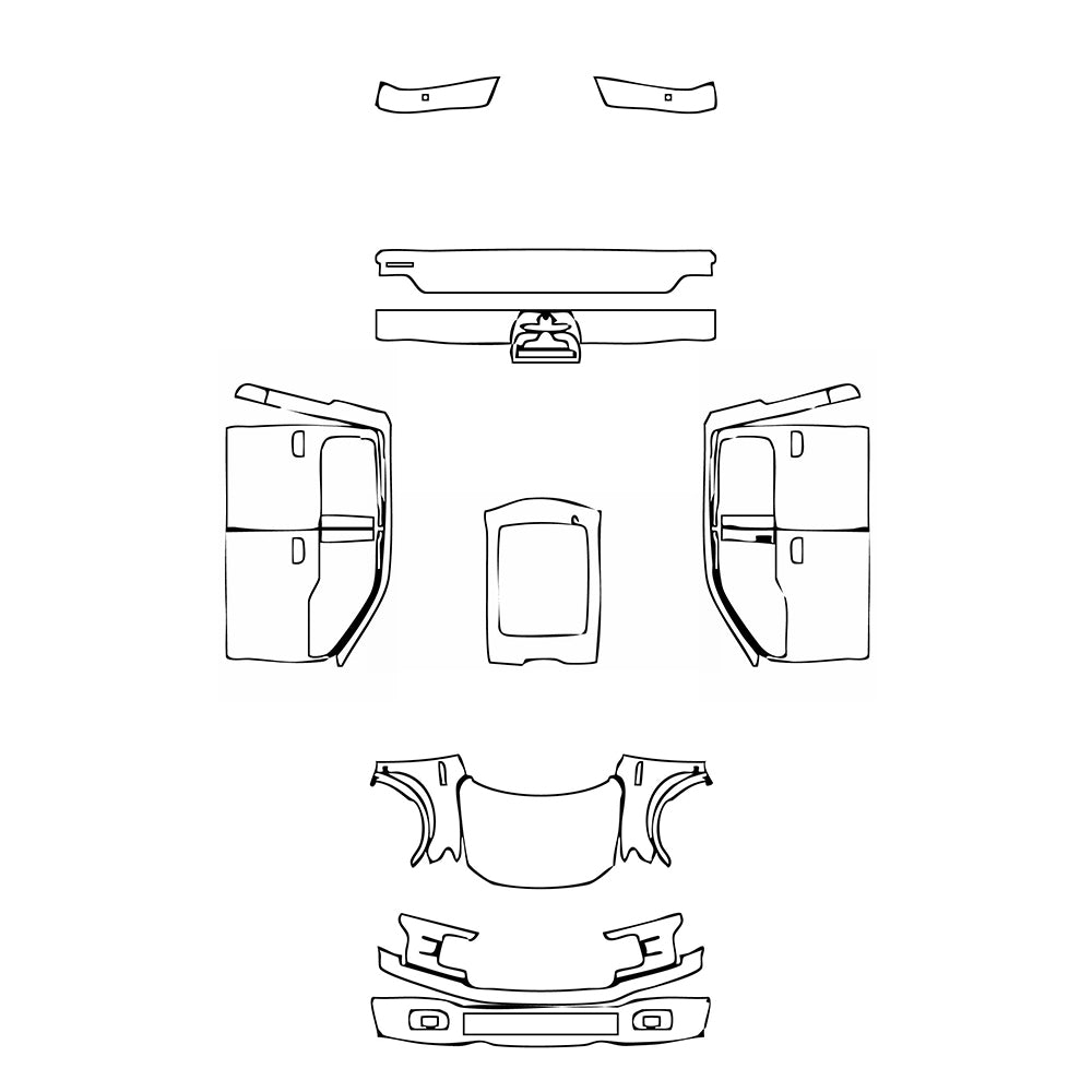 Pre-Cut PPF Ford F-150 Limited SuperCrew 2019 - PPF-Kits