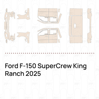 Pre-Cut PPF Ford F-150 SuperCrew King Ranch 2025
