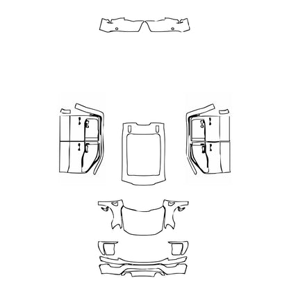 Pre-Cut PPF Ford F-150 SuperCrew Lariat 2021 - PPF-Kits