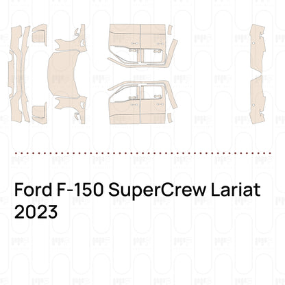 Pre-Cut PPF Ford F-150 SuperCrew Lariat 2023