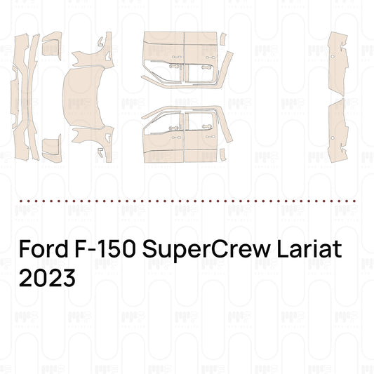 Pre-Cut PPF Ford F-150 SuperCrew Lariat 2023