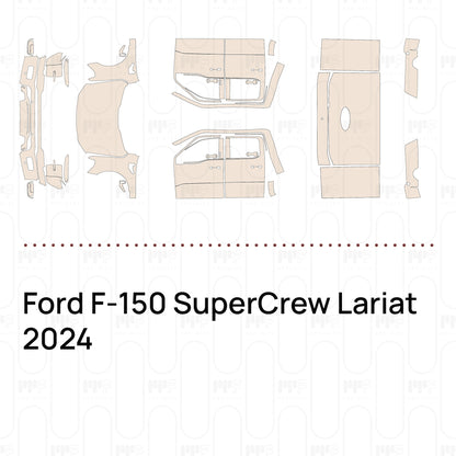 Pre-Cut PPF Ford F-150 SuperCrew Lariat 2024