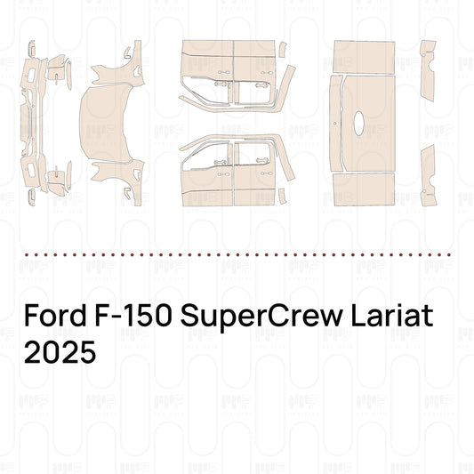 Pre-Cut PPF Ford F-150 SuperCrew Lariat 2025