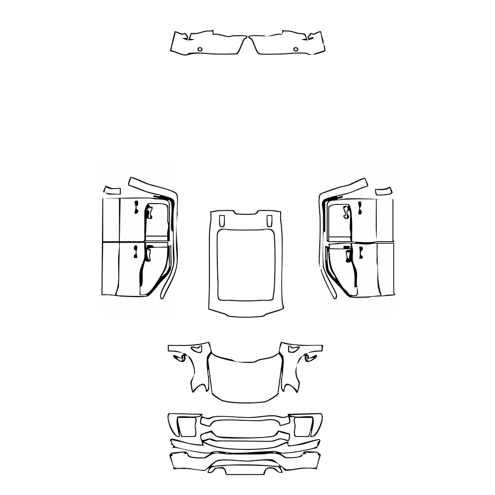Pre-Cut PPF Ford F-150 SuperCrew Limited 2021 - PPF-Kits