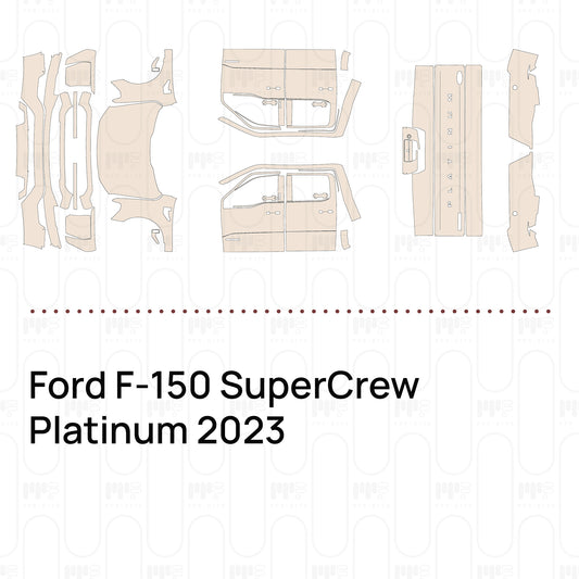 Pre-Cut PPF Ford F-150 SuperCrew Platinum 2023