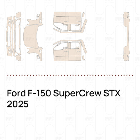 Pre-Cut PPF Ford F-150 SuperCrew STX 2025