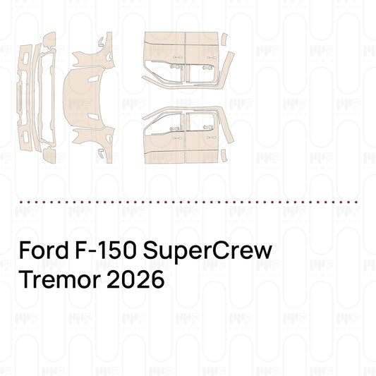Pre-Cut PPF Ford F-150 SuperCrew Tremor 2026