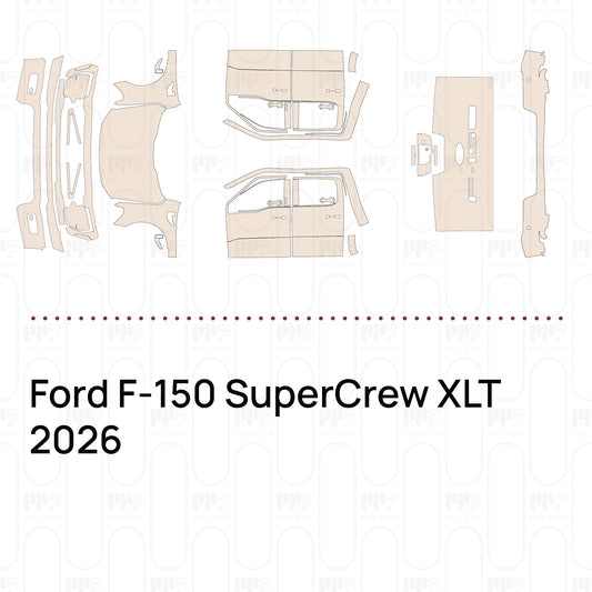 Pre-Cut PPF Ford F-150 SuperCrew XLT 2026