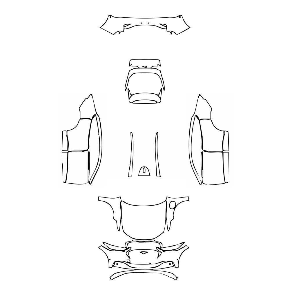 Pre-Cut PPF Ford Mach-E Select 2021 - PPF-Kits