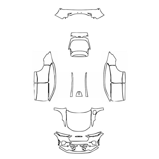 Pre-Cut PPF Ford Mach-E (CN) Base 2021 - PPF-Kits