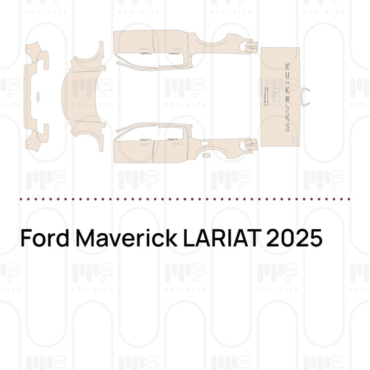 Ford Maverick LARIAT 2025 – Pellicola protettiva PPF pretagliata