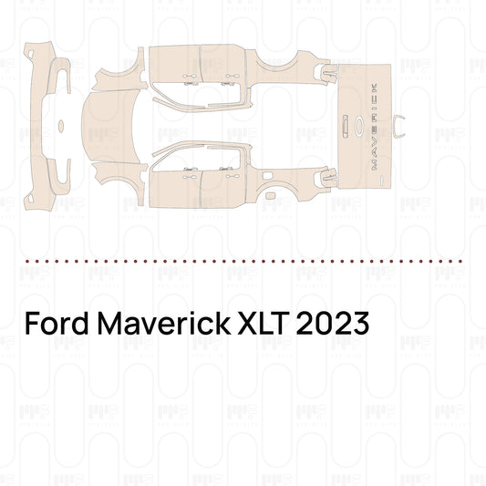 Pre-Cut PPF Ford Maverick XLT 2023