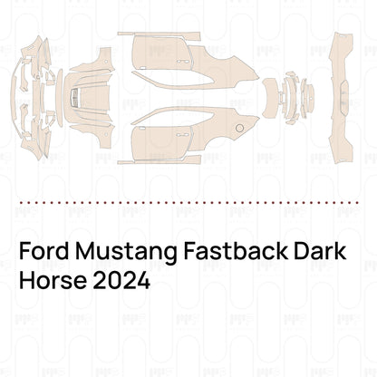 Pre-Cut PPF Ford Mustang Fastback Dark Horse 2024
