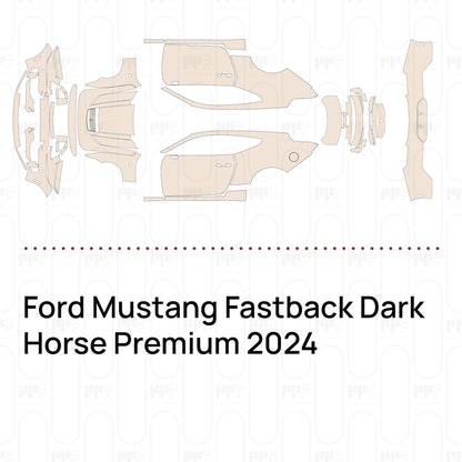 Pre-Cut PPF Ford Mustang Fastback Dark Horse Premium 2024