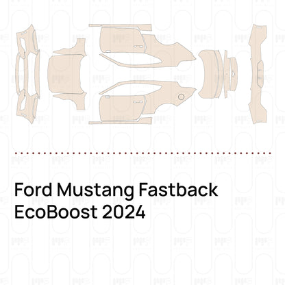 Pre-Cut PPF Ford Mustang Fastback EcoBoost 2024