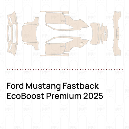 Pre-Cut PPF Ford Mustang Fastback EcoBoost Premium 2025