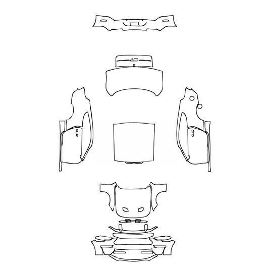 Pre-Cut PPF Ford Mustang Fastback GT 2018 - PPF-Kits