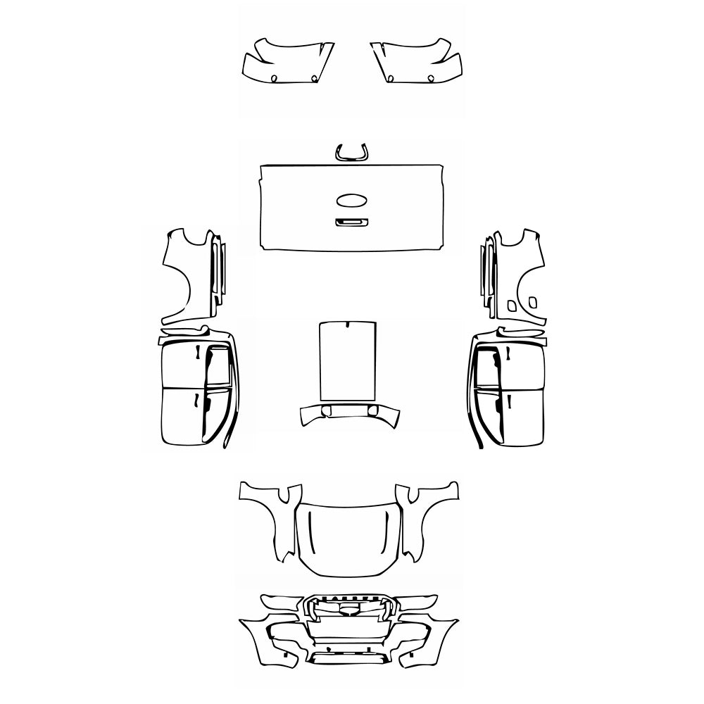 Pre-Cut PPF Ford Ranger (EU) Wildtrak 2019 - PPF-Kits