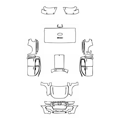 Pre-Cut PPF Ford Ranger (EU) Wildtrak 2019 - PPF-Kits