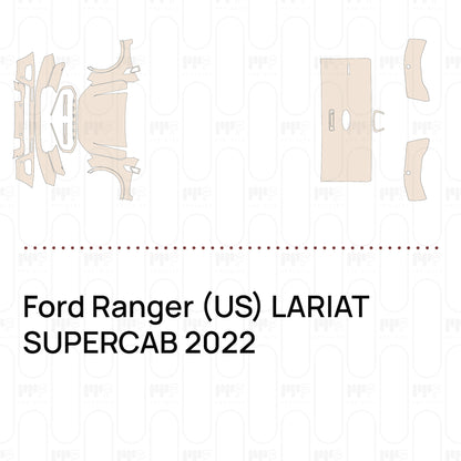Pre-Cut PPF Ford Ranger (US) LARIAT SUPERCAB 2022