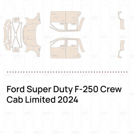 Pre-Cut PPF Ford Super Duty F-250 Crew Cab Limited 2024