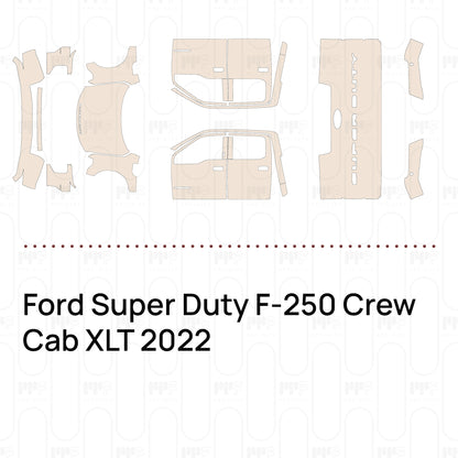 Pre-Cut PPF Ford Super Duty F-250 Crew Cab XLT 2022