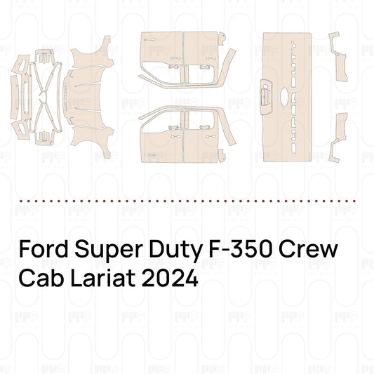 Pre-Cut PPF Ford Super Duty F-350 Crew Cab Lariat 2024