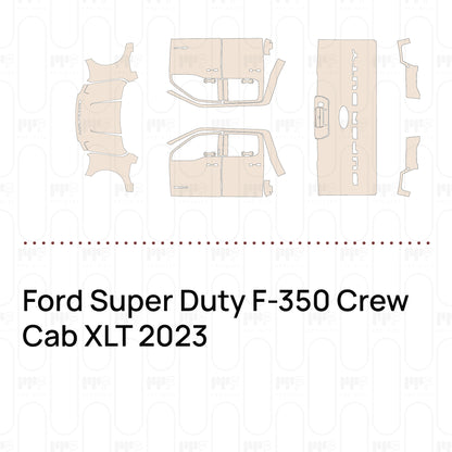 Pre-Cut PPF Ford Super Duty F-350 Crew Cab XLT 2023