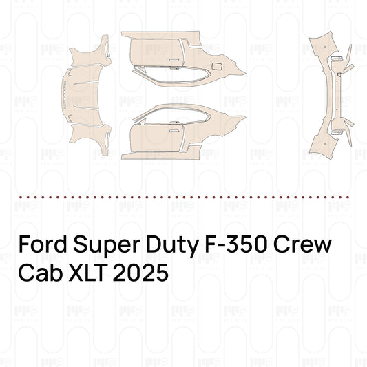 Pre-Cut PPF Ford Super Duty F-350 Crew Cab XLT 2025