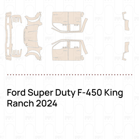 Pre-Cut PPF Ford Super Duty F-450 King Ranch 2024