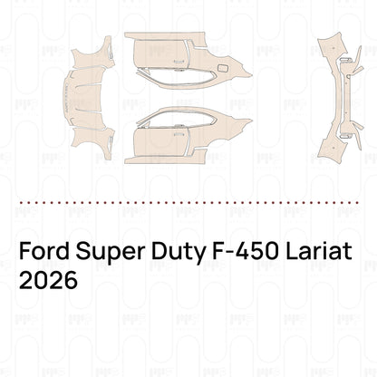 Pre-Cut PPF Ford Super Duty F-450 Lariat 2026
