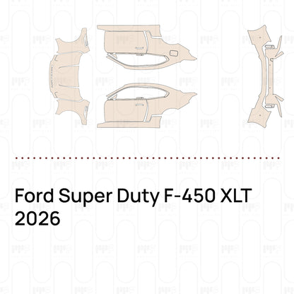 Pre-Cut PPF Ford Super Duty F-450 XLT 2026