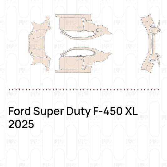 Pre-Cut PPF Ford Super Duty F-450 XL 2025