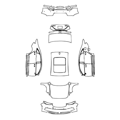 Pre-Cut PPF Ford Taurus Luxury 2021 - PPF-Kits
