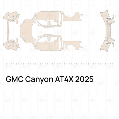 Pre-Cut PPF GMC Canyon AT4X 2025